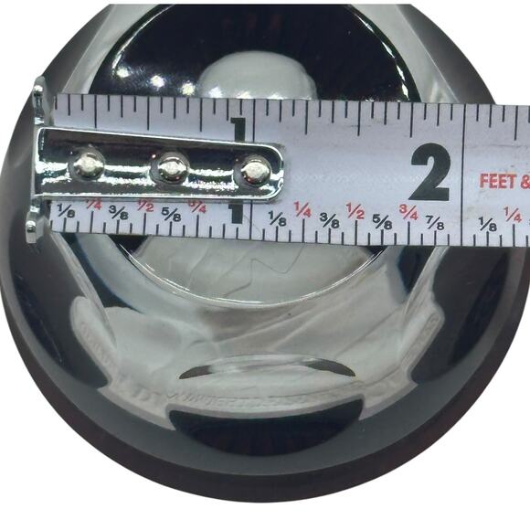 1979 Franklin Mint Dwight D. Eisenhower Came Paperweight Baccarat Crystal VTG - Picture 5 of 12